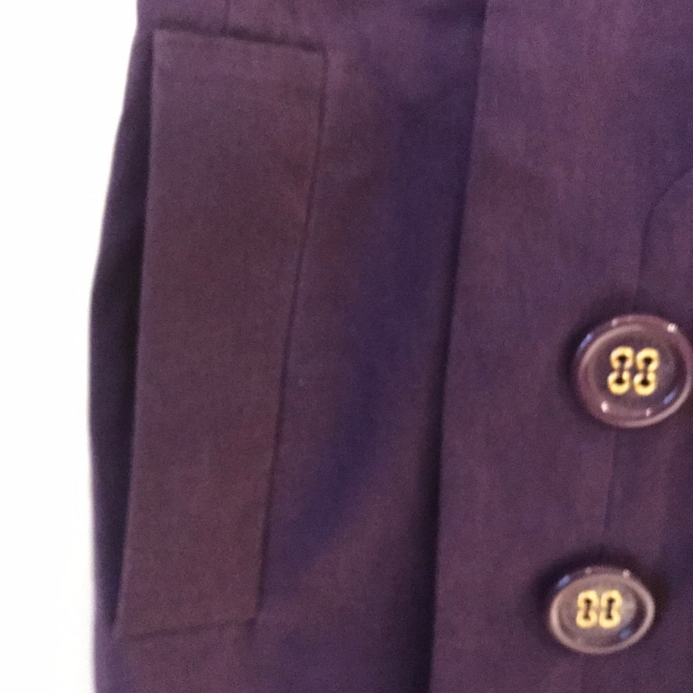BCBGMaxAzria | Violet and Cream Colour Block Dress - Picture 6 of 9